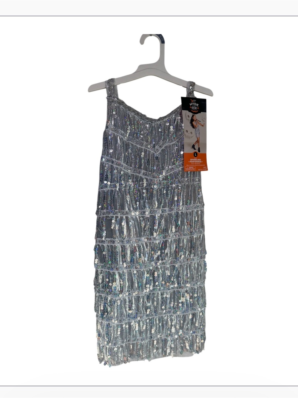 HYDE & EEK Sparkling performer kids Halloween costume dress size large